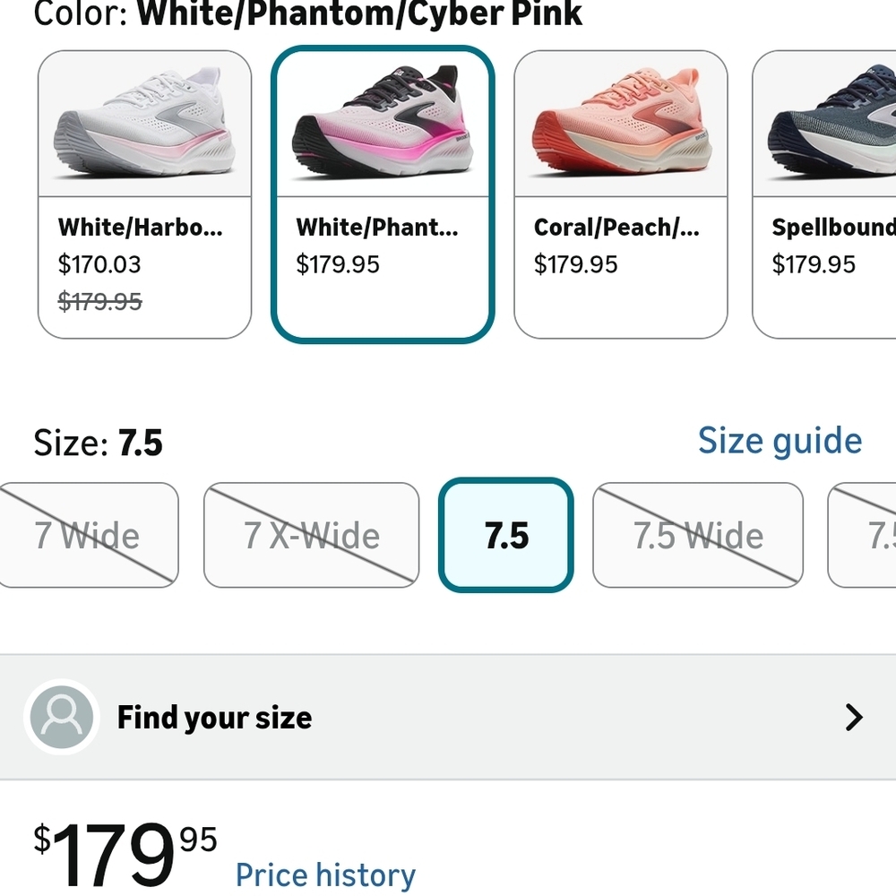 Brooks Women's Pink Running Shoes - Picture 3 of 13